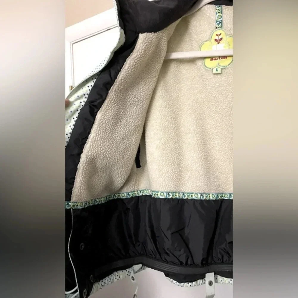 Burton Girls Youth Jacket Snowboard Ski Fleece Lined Size Large
